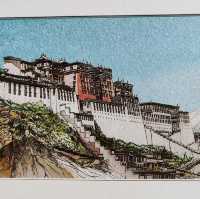 Amazing Tibetan art of needle and silk thread