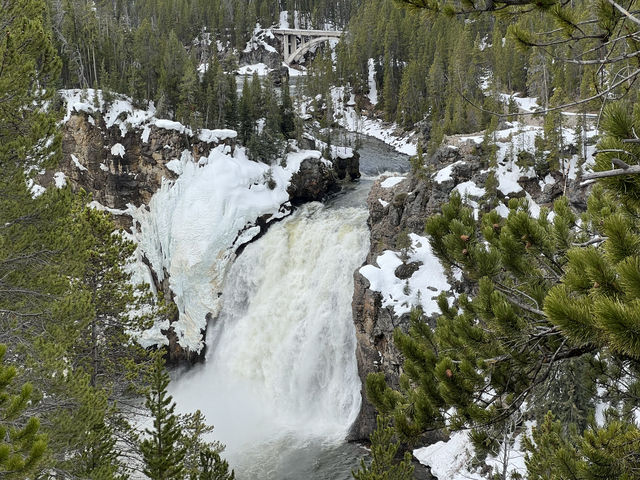 Yellowstone National Park in the United States.