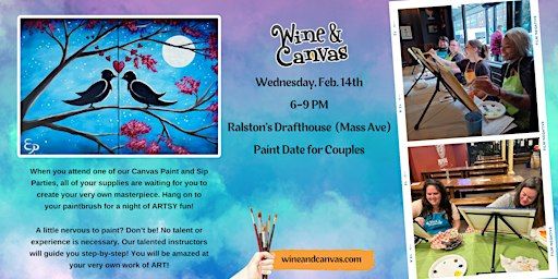 Indy Valentine’s Paint Date – Love Birds | Ralston's Drafthouse