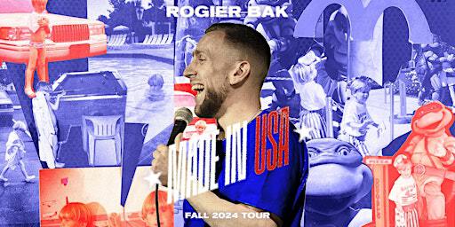 Rogier Bak: Made in USA TOUR • English COMEDY in AMSTERDAM | TOBACCO Theater, Nes, Amsterdam, Netherlands