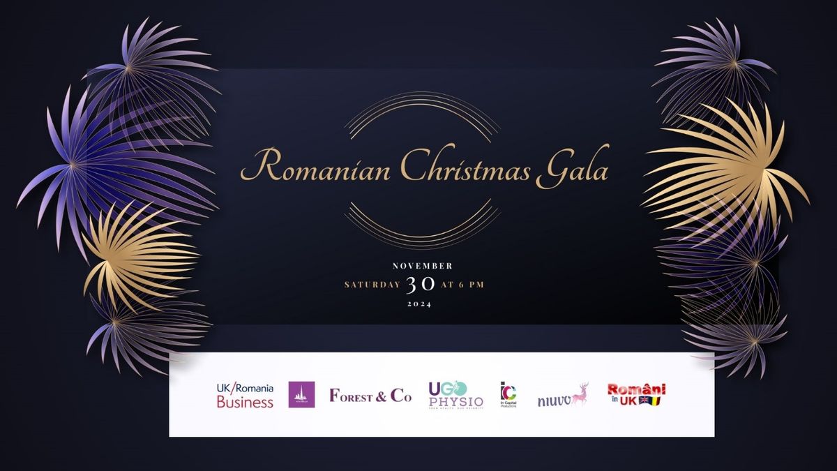 Romanian Christmas Ball 2024 - A Tribute to Dave Myers | London Marriott Hotel Regents Park