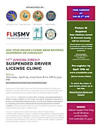 Suspended Driver License Clinic | 201 SE 6th St