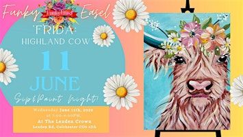 Sip & Paint Night at The Lexden Crown: Frida The Highland Cow | The Lexden Crown