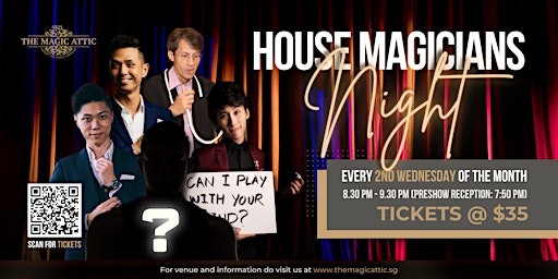 Prepare to be amazed at The Magic Attic's exclusive House Magician Night! | The Magic Attic Singapore