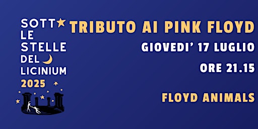 TRIBUTO AI PINK FLOYD | Teatro Licinium