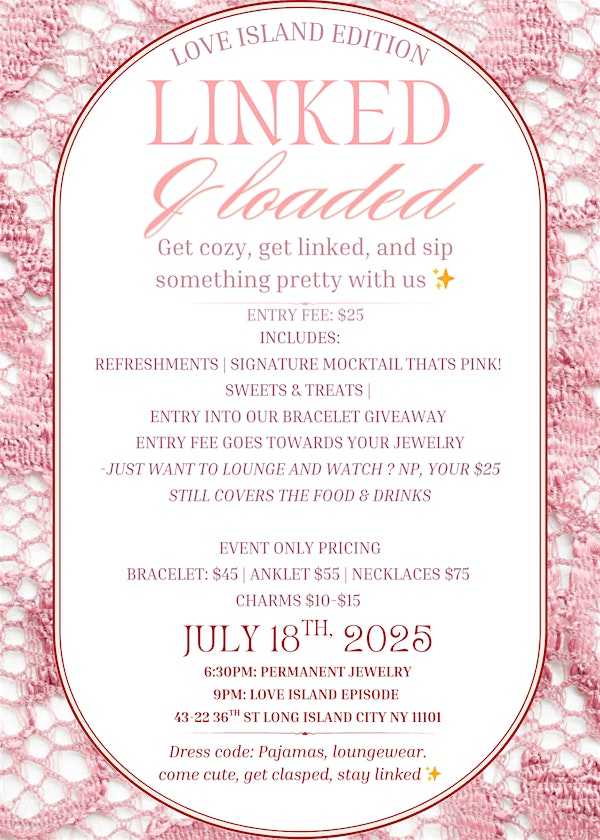 Linked & loaded- Love island edition | 43-22 36th St