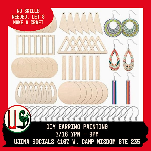 DIY Earring Painting | 4107 W Camp Wisdom Rd ste 235