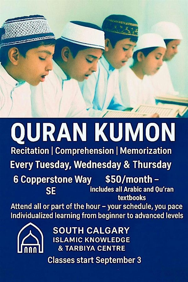 Quran Qumon (2025 -2026 School Year) | 6 Copperstone Way SE