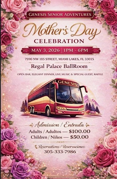 Genesis senior Adventure mothers day | Regal Palace Ballroom