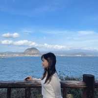 💚왼쪽에는 산방산, 오른쪽에는 한라산이 보이는 송악산💚