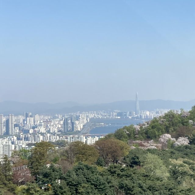 서울 뷰와 함께 아이스크림 즐기기 [N서울타워]