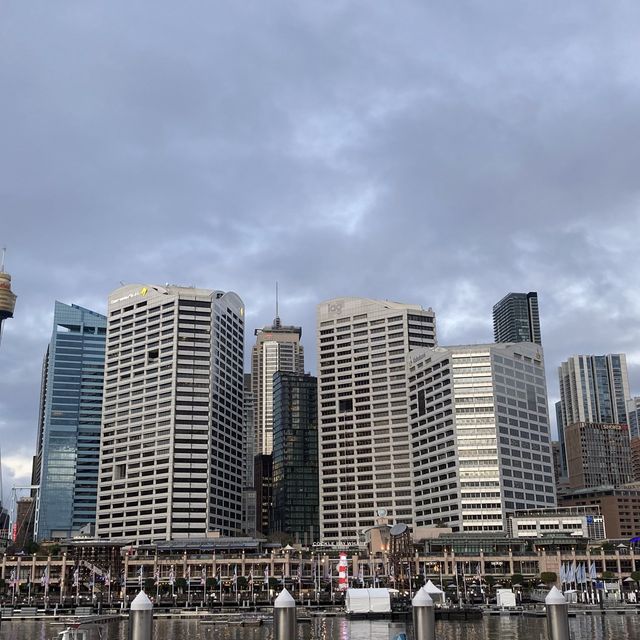 시드니 달링하버. Darling Harbour in Sydney 