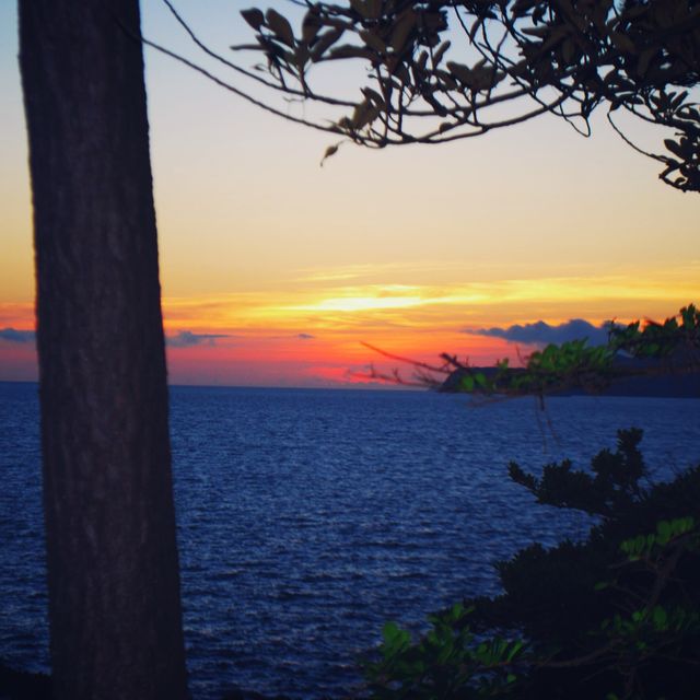 全国でも夕日が美しいと有名な【波戸岬キャンプ場】