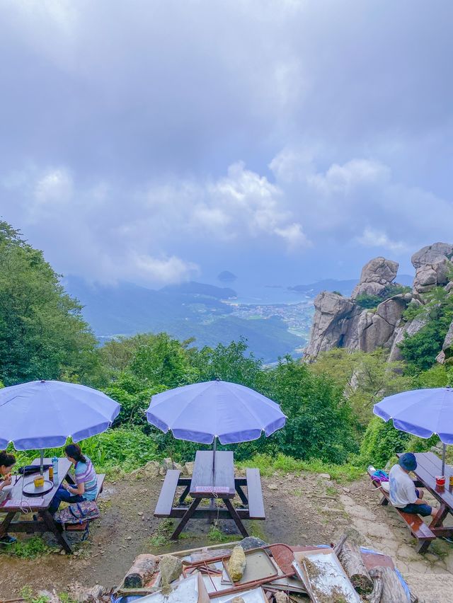 남해 보리암에서 먹는 컵라면🍜