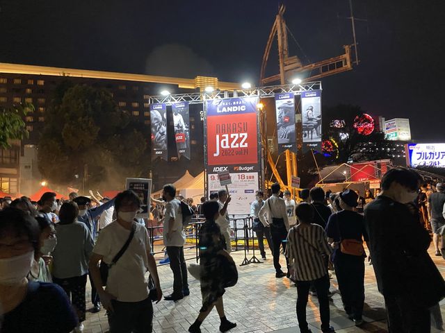 福岡中洲。秋の定番イベント『中洲jazz』(夜)