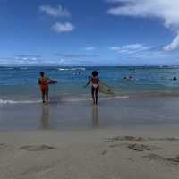 Waikiki Beach- Oahu’s most famous beach 
