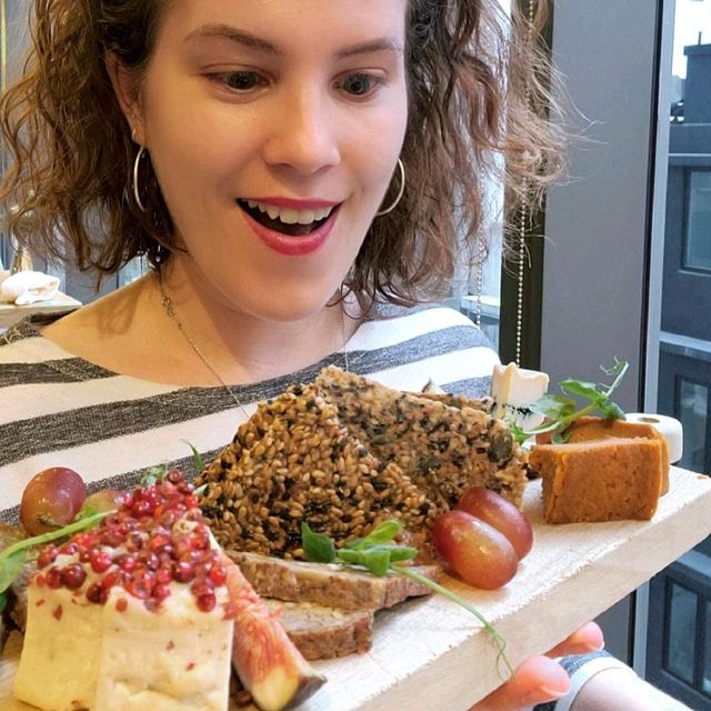 Vegan Cheese 🧀 platter in HK!  Vegan Cheese 🧀 platter in HK!