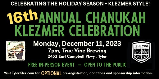 Chanukah Klezmer 2023 | True Vine Brewing Company