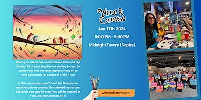 Naples Social Painting – Little Birds | Midnight Tavern Naples