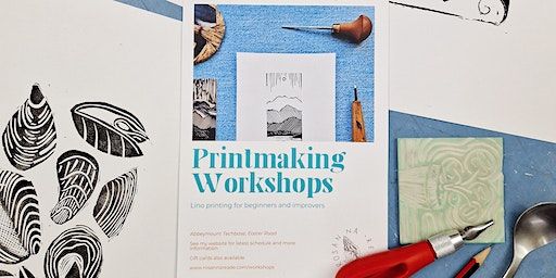 Lino printing for beginners - art workshop | Abbeymount Techbase