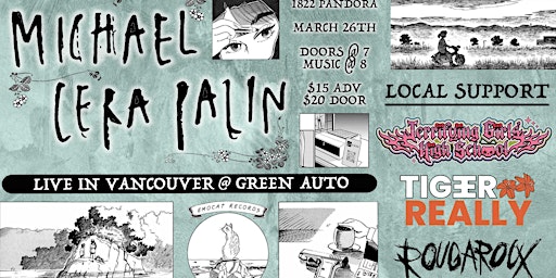 Michael Cera Palin, Tiger Really, Terrifying Girls High School, Rougaroux | Green Auto Body
