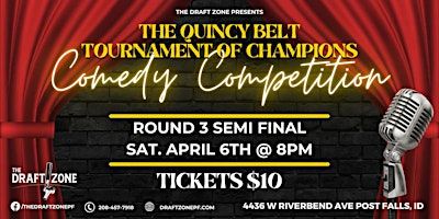 The Quincy Belt Tournament of Champions Comedy Competition Show! | The Draft Zone