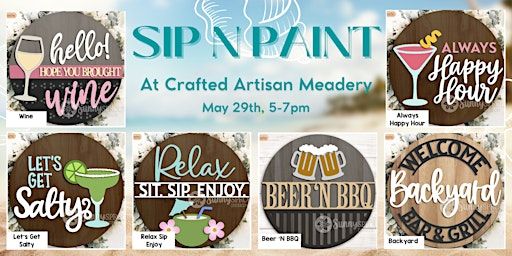 Crafted Artisan Meadery Sip & Paint Class | Crafted Artisan Meadery