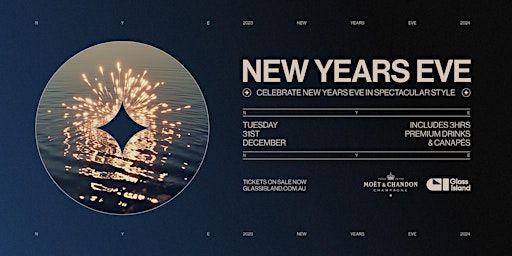 GLASS ISLAND - NEW YEAR'S EVE CRUISE 2024 | Glass Island - check event info for Wharf Details