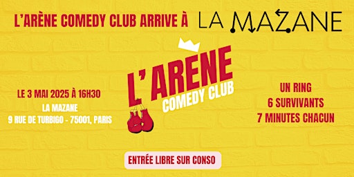 L'arène comedy s'invite à la Mazane | La Mazane