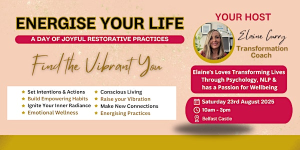 Energise  Your Life Workshop | Belfast Castle