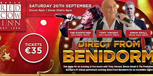 Direct from Benidorm - The Ultimate Tribute & Party Night! | Red Cow Inn
