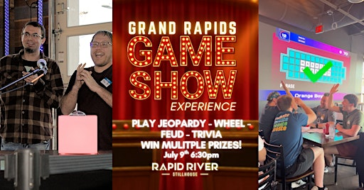 The Grand Rapids Game Show Experience: WIN PRIZES | Rapid River Stillhouse