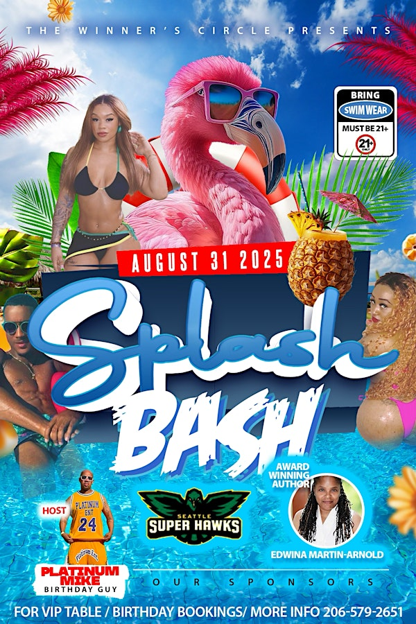 Splash Bash Labor Day Weekend Pool Party 2025 | 6019 12th St NE