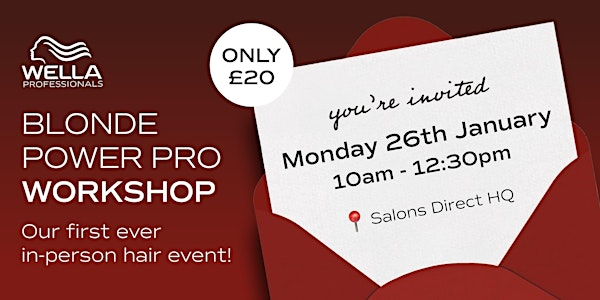 Salons Direct x Wella Blonde Power Pro Workshop | Salons Direct