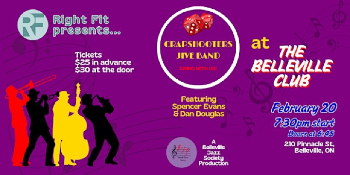 Crapshooters Jive Band | The Belleville Club