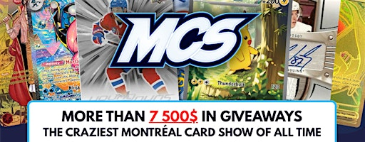Mega Card Show MCS - Buy Sell Trade - Pokémon, Sports & TCG Cards- Montréal | Plaza Volare