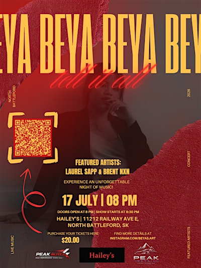 BEYA - TELL IT ALL (With Featured Artists: Laurel Sapp & Brent Nxn) | 11212 Railway Ave E