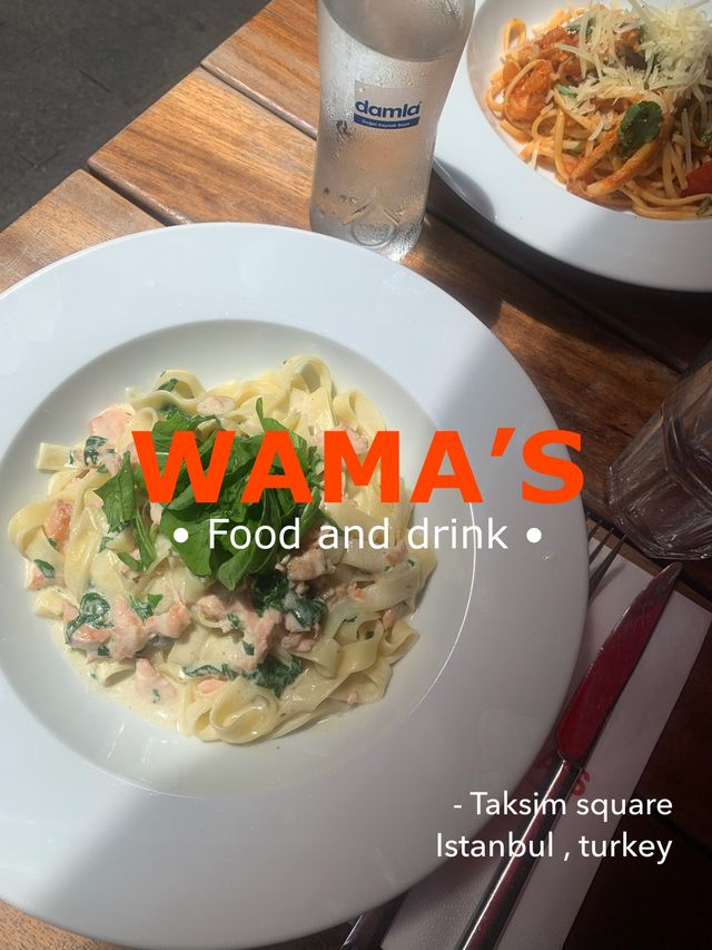wama’s ร้านอาหารย่าน taksim square เมือง istanbul 
