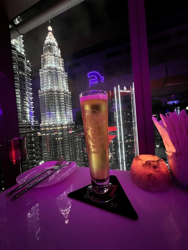 Bar with awesome KLCC view