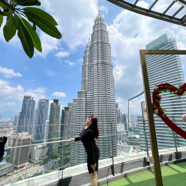 KLCC view from Envi Skydining