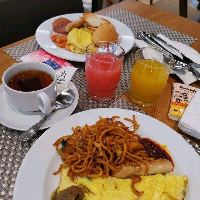 Right on top of Mid Valley Shopping Mall