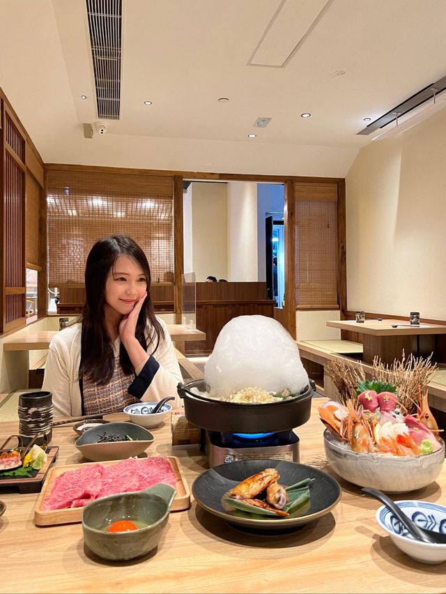 銅鑼灣打卡一流棉花糖和牛壽喜燒😋