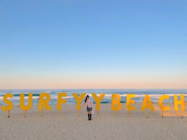 서피비치에서 인생사진 찰칵 🌊💙