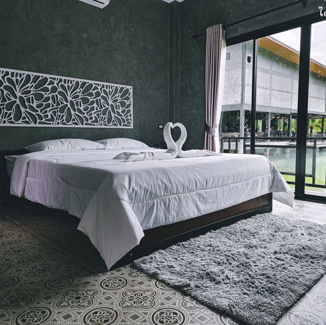 ระเบียงบึงฟาร์มวิลเลจ  คาเฟ่&ที่พักริมน้ำ อ.ควนโดน