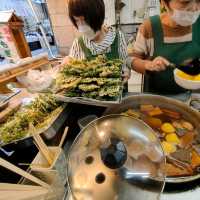 【大阪  東大阪】名物よもぎの天ぷら✨