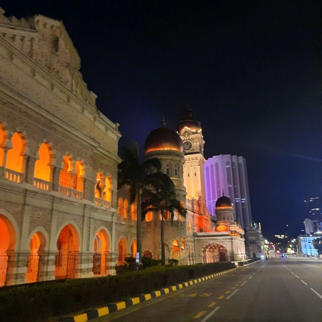 Night walk at Merdeka Square 