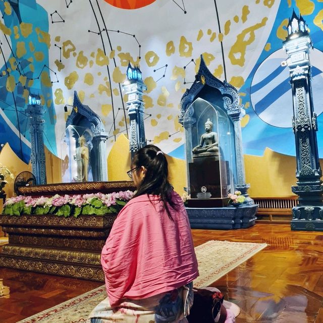 Prayer, Blessing, Holy Water @ Erawan Museum