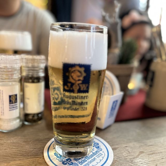 Bavarian food at Augustiner am Platzl