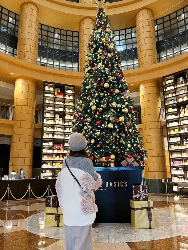 【福岡ホテル】ロビーのクリスマスツリーが圧巻🎄✨