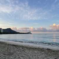 Early Morning walks on Waikiki Beach